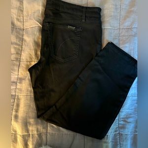 Joe’s black ankle length straight leg jeans